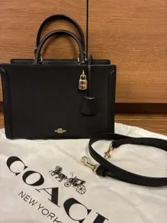 ゆず様✮COACH ハンドバッグ (ショルダーストラップ、不織布収納袋つき)