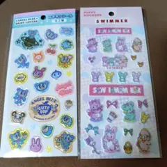 エンジェルブルー スイマー シール 2シートセット