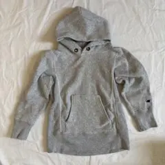 グレー フード付きパーカー　champion