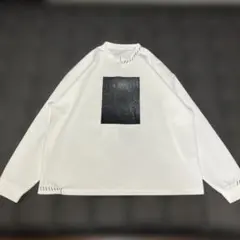 メンズ　長袖カットソー XL ホワイト　長袖Tシャツ　美品