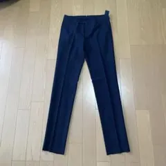 スーツカンパニーウールテーパードパンツCOMMUTECH新品未補正サイズL紺