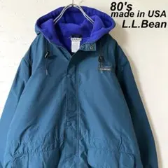 USA製 古着 80's LLBean フリース シェル ジャケット