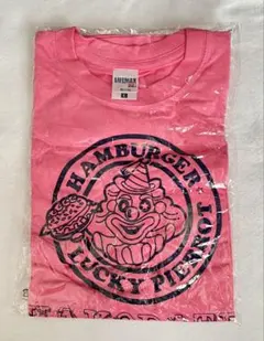 函館 ラッキーピエロ Tシャツ Ｌサイズ ピンク