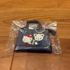 完売】ファミリア ミニデニムバッグ ハローキティ セット ネイビー