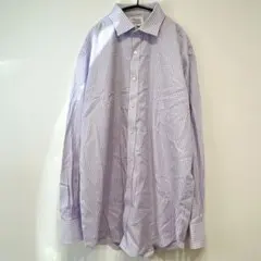 英国老舗 T.M.Lewin シャツ 17.5(44-91) スリムフィット 紫