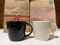 【新品】スターバックス マグカップ 黒白セット