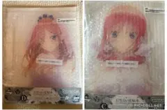 五等分の花嫁　一番くじ　バストアップアクリルボード　二乃、三玖