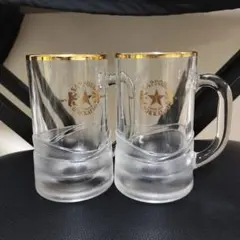 SAPPORO　北海道ジョッキグラス　昭和レトロ　2個セット