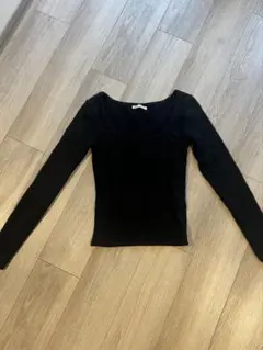 ZARA‪‪❤︎‬ブラック 長袖 Tシャツ