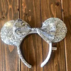 【美品】ミニーマウス スパンコールカチューシャ