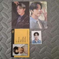 ATEEZ ウヨン トレカ 証明写真 4枚セット