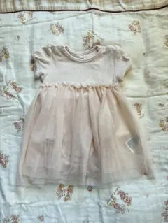 H&M ベビードレス　フリル　ワンピース風　ロンパース　4〜6M