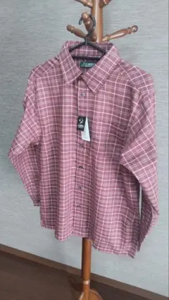 タグ付き未使用品！ チェック柄長袖シャツ サイズL