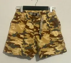 【美品】GRAMICCI グラミチ ショートパンツ 迷彩柄 イエローカモフラ Sのサムネイル