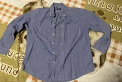 UNIQLO 長袖シャツ XL ネイビー系 チェック柄