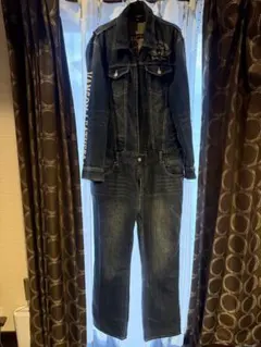 VANSON LEATHERS オーバーオール・つなぎ デニム 刺繍のサムネイル
