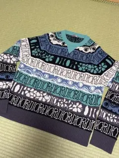 DIOR MULTICOLOR WOOL JACQUARD SWEATERのサムネイル