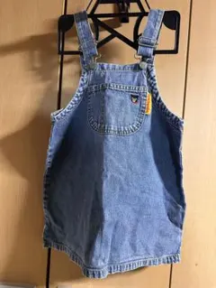 ミキハウス デニムジャンバースカート 110cm