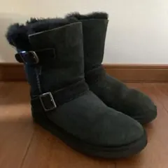 ムートン　ショートブーツ ブラック　コストコ