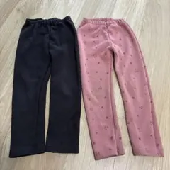 UNIQLO 裏ボアレギンスパンツ　2枚セット　110
