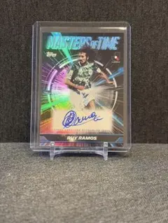 topps Jリーグ　ラモス瑠偉　 東京ヴェルディ　サインカード topsカード ラモス瑠偉直筆サイン 26/50 - メルカリ