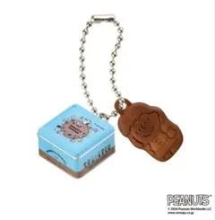 PEANUTS ビスケットミニチュアチャーム エンボス缶 チョコチップ