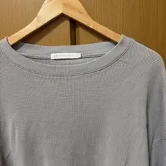 AMERICAN HOLIC アメリカンホリック サーマル　長袖ブルーグレー