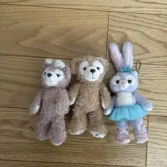 ダッフィーフレンズぬいぐるみバッジセット