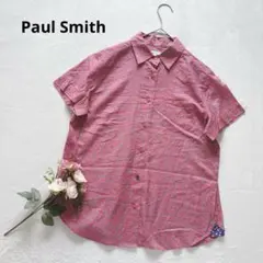 ポールスミス Paul Smith 半袖シャツ ドット柄 コットン100% 総柄のサムネイル