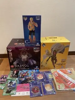 ワンピース　一番くじ　B賞　黄猿　C賞　ラストワン賞　サターン聖　フィギュア　他