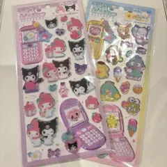 平成ハッピーフォン　シール　マイメロディ　クロミ　サンリオ　ボンドロ