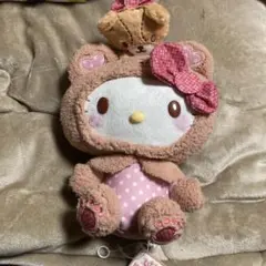 ハローキティ いちご新聞645号コラボレーション ペアぬいぐるみ