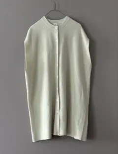 6 ROKU ケープ カーディガン/ミントグリーン