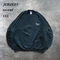 ジャージーズ古着Y2K 90sフェード黒スウェット 刺繍ロゴ3XL Y014のサムネイル