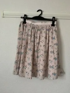 ロディスポット　スカート　花柄　ピンク