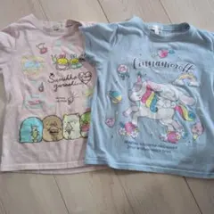 すみっコぐらし・シナモロール Tシャツ 2枚セット