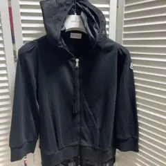 モンクレール　スウエットカーディガン　ブラック　Sサイズ　未使用