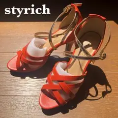 styrich 綁帶涼鞋 楔形鞋底 厚跟