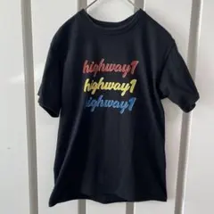 【SHIPS シップス】半袖 Tシャツ ブラック ロゴプリント Mサイズ