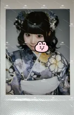 iLiFE! 虹羽みに ランチェキ チェキ 振袖