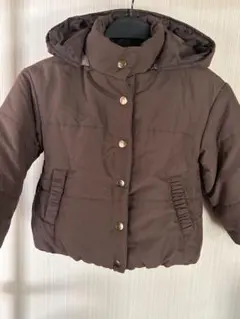 120cm アプレレクール　中綿　コート　ジャケット　アウター　ブラウン