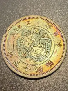 明治三年 旧1円銀貨 龍一円 本物保証 重量約26.98g 明治三年 旧1円銀貨 龍一円 本物保証 重量約26.98g - メルカリ