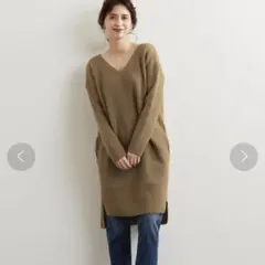 未使用タグ付き Vincent et Mireille ニットワンピース