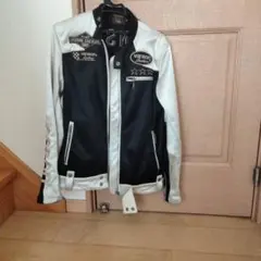 vanson シングルライダースジャケット Mサイズのサムネイル