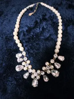 パールビジュー ネックレス