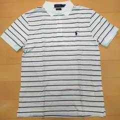 ポロラルフローレン　ボーダーポロシャツ　Mサイズ