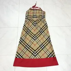 希少 バーバリーブルーレーベル ノースリーブ ワンピース ノバチェック 38