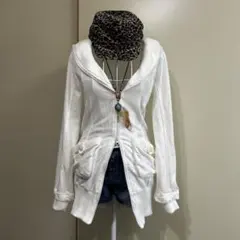 y2k 平成ギャル　ミリタリー　Wジップ　ギミック　グランジ　古着　アーカイブ