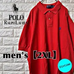 AI24【Polo by Ralph Lauren】ポロシャツ【メンズXXL】