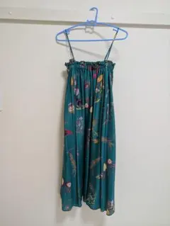 美品　CABaN ボタニカル柄 シルクスカート Fサイズのサムネイル